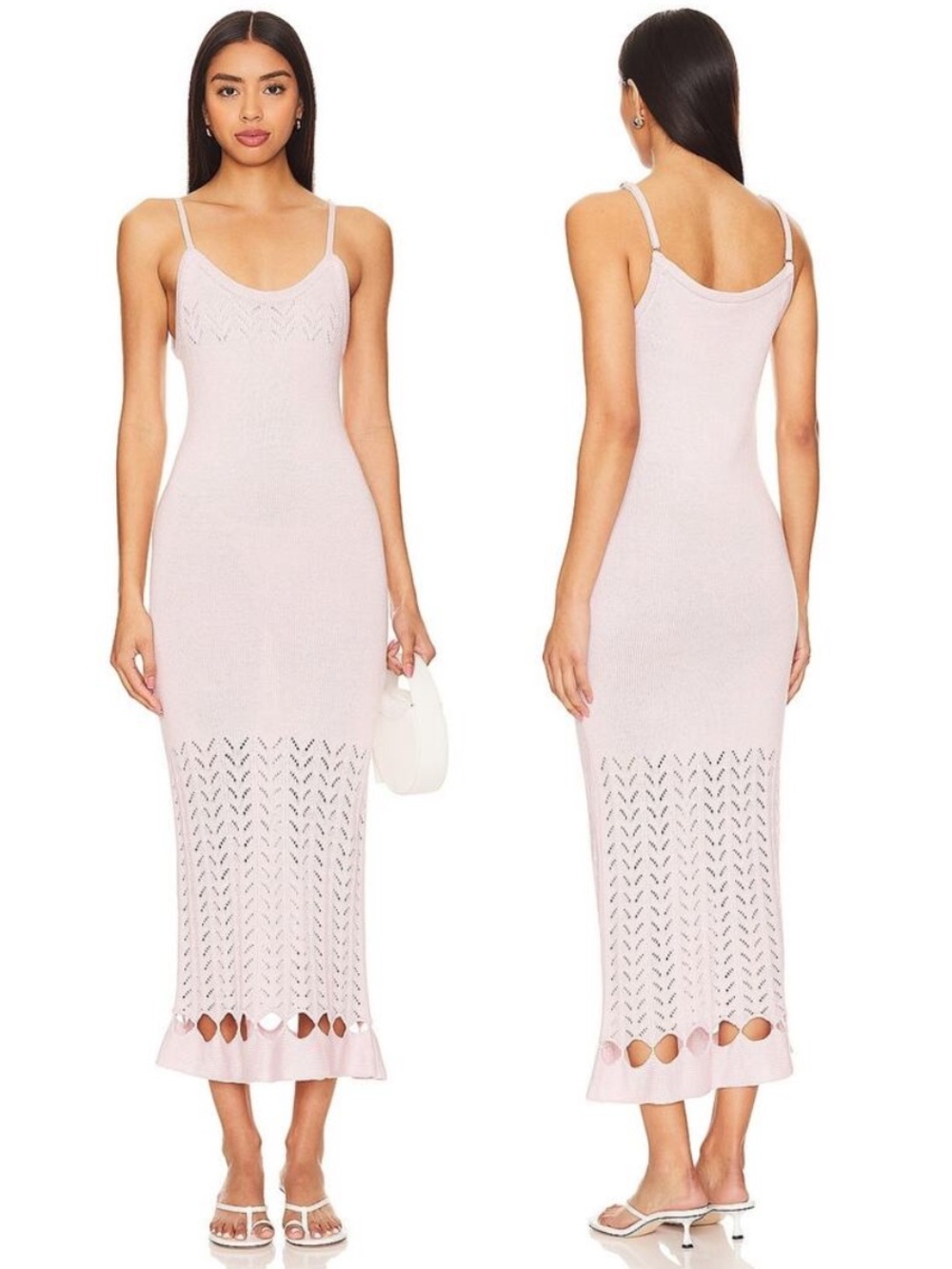 Peixoto Sweater Dress Nora Midi Knit Blush Petal Pink
